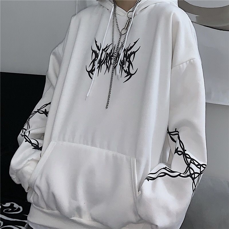 Street Spine Grunge Hoodie