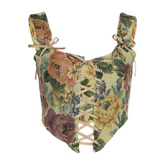 Vintage Floral French Corset