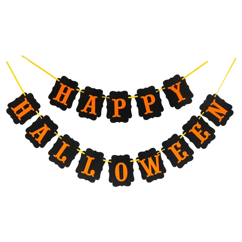 Happy Halloween Banner Decorations Halloween