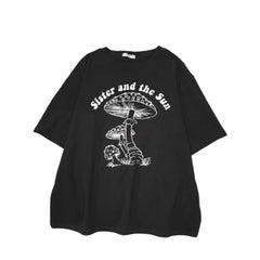 Sister And The Sun Mushroom Oversize T-shirt