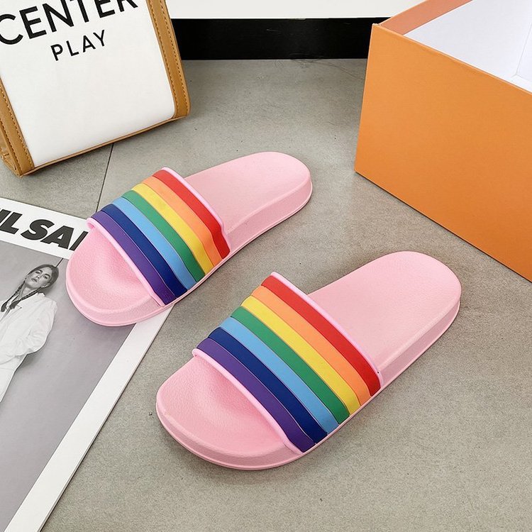 Rainbow Flat Sleepers Sandals