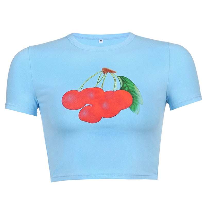 Aesthetic E-Girl Cherries Top