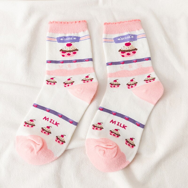 Cute Pastel Cartoon Socks