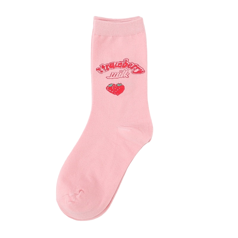 Strawberry Casual Socks