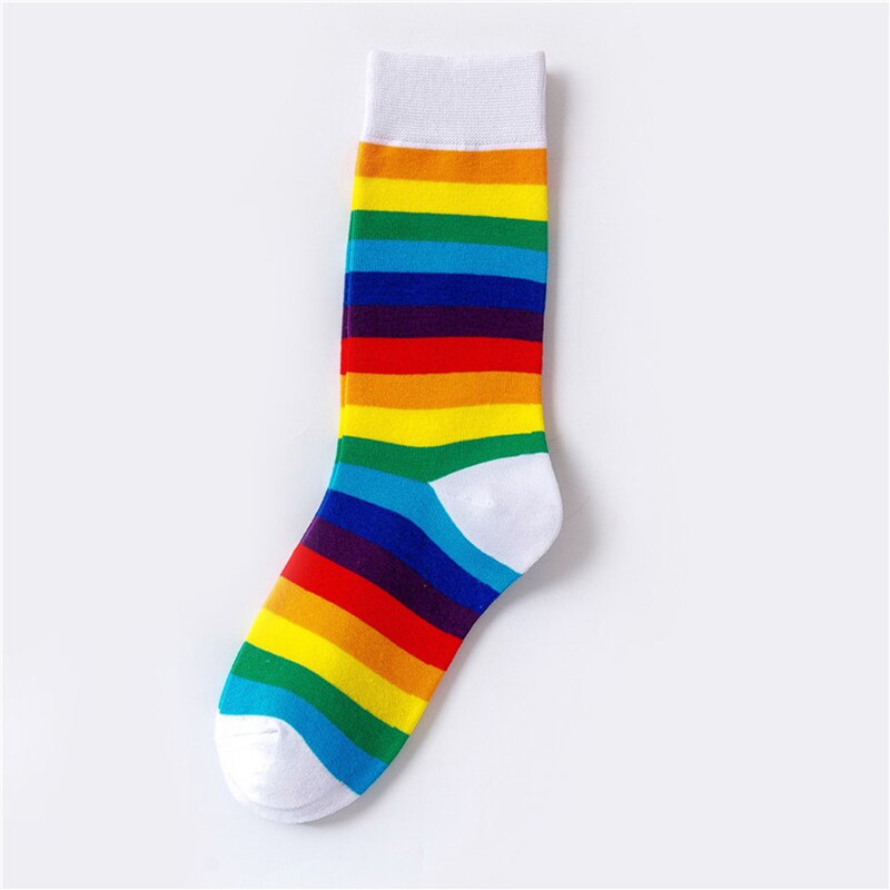 Colorful Stripes Cotton Socks