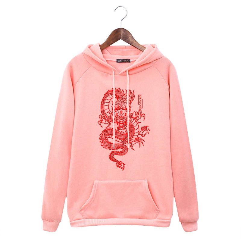 Chinese Dragon Harajuku Hoodie