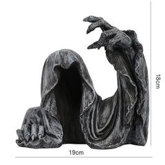 Sitting Wizard Decoration Sculpture