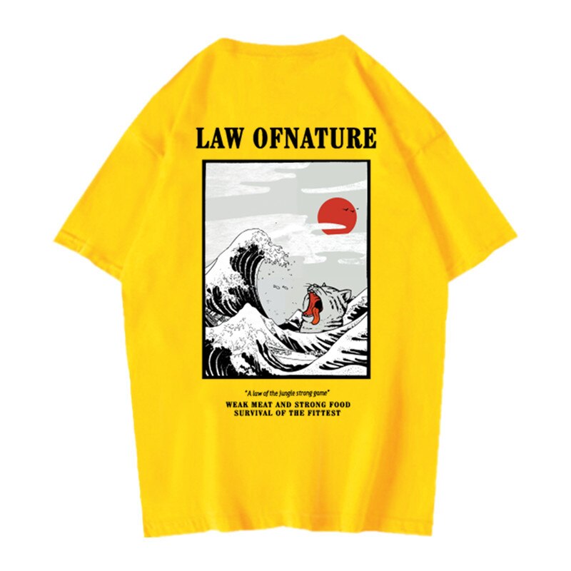 Law Of Nature The Great Wave Tshirt