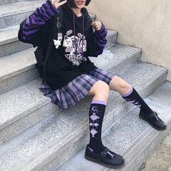 E-Girl Kawaii Anime Gothic Hoodie