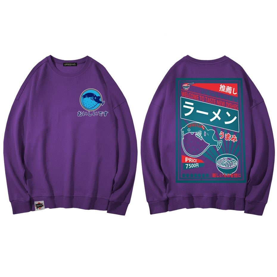 Noodle Dish Japanese Harajuku Sweatshirts