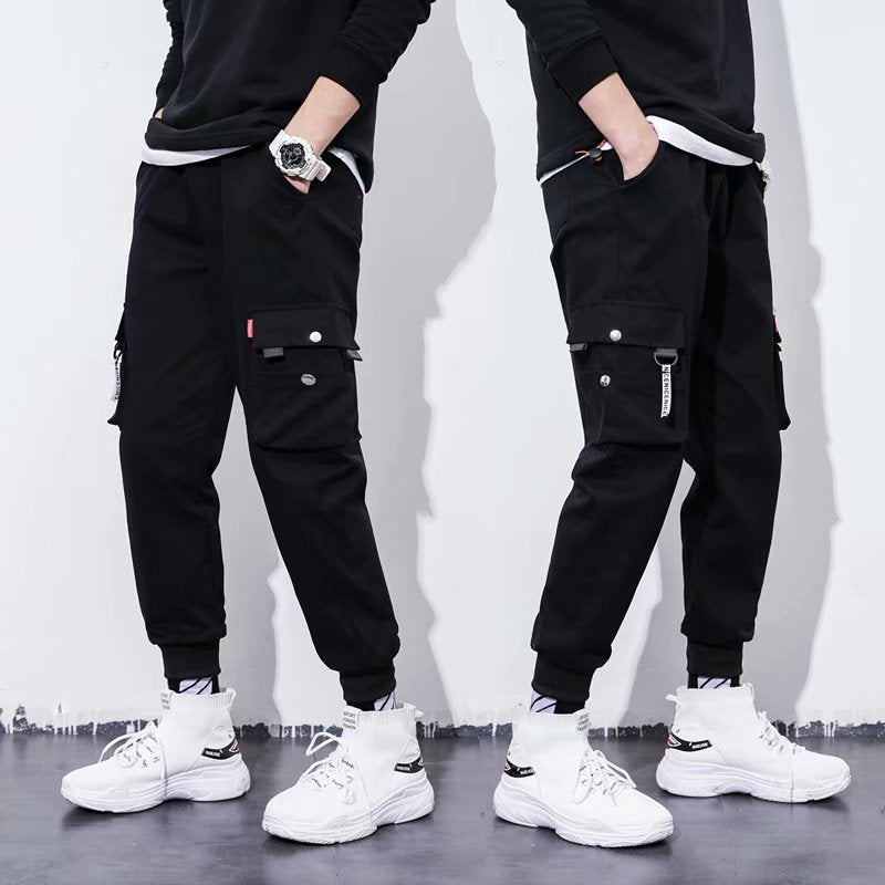 Hip Hop Pocket Loose Cargo Pants