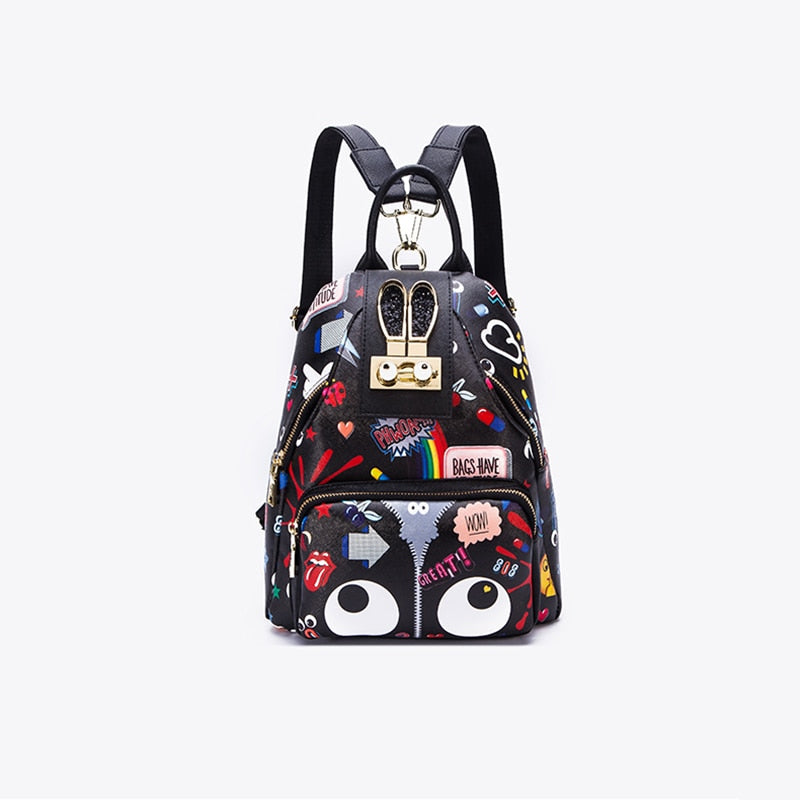 Multiple Graffiti Cute Backpacks