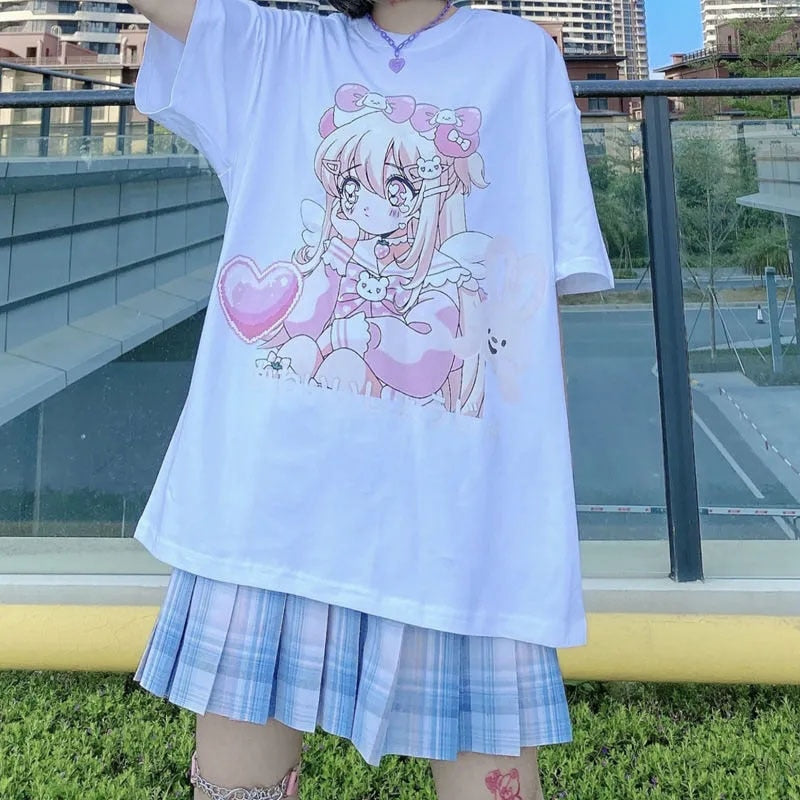 Cute Girl Oversize T-Shirt