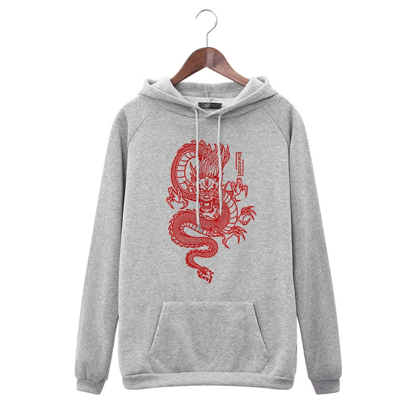 Chinese Dragon Harajuku Hoodie