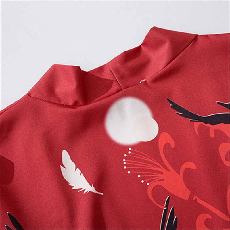 Harajuku Raven 3/4 Sleeve Kimono