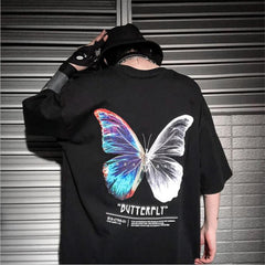 Butterfly Hip Hop Oversized T-Shirt