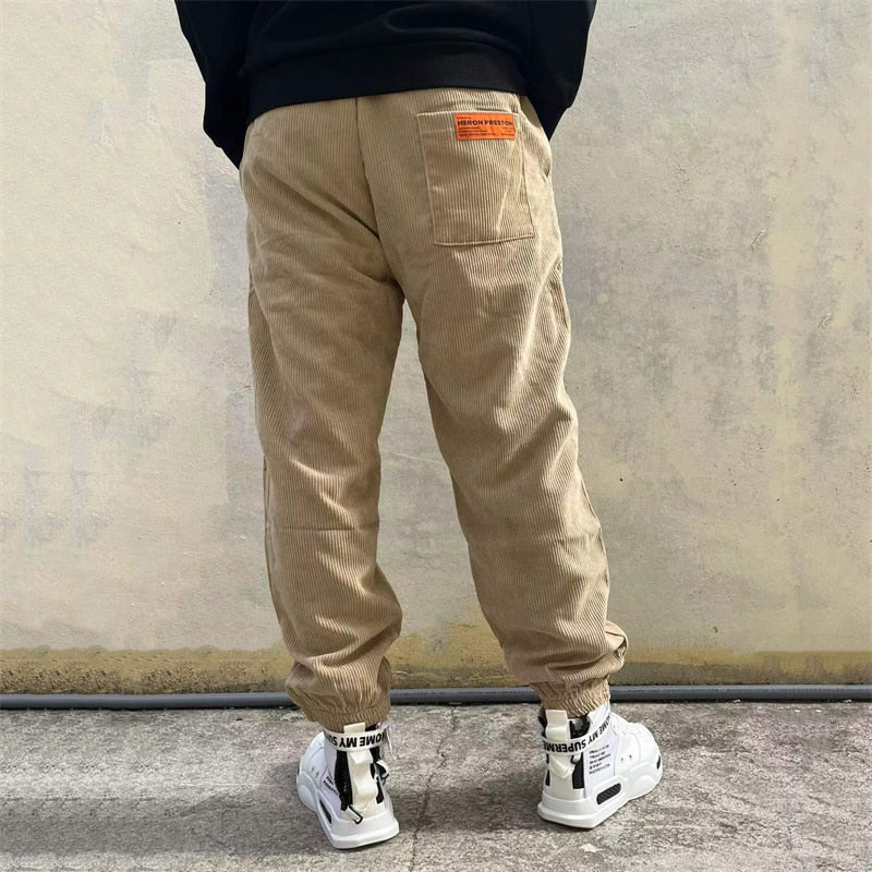 Harem Baggy Corduroy Jogger Pants