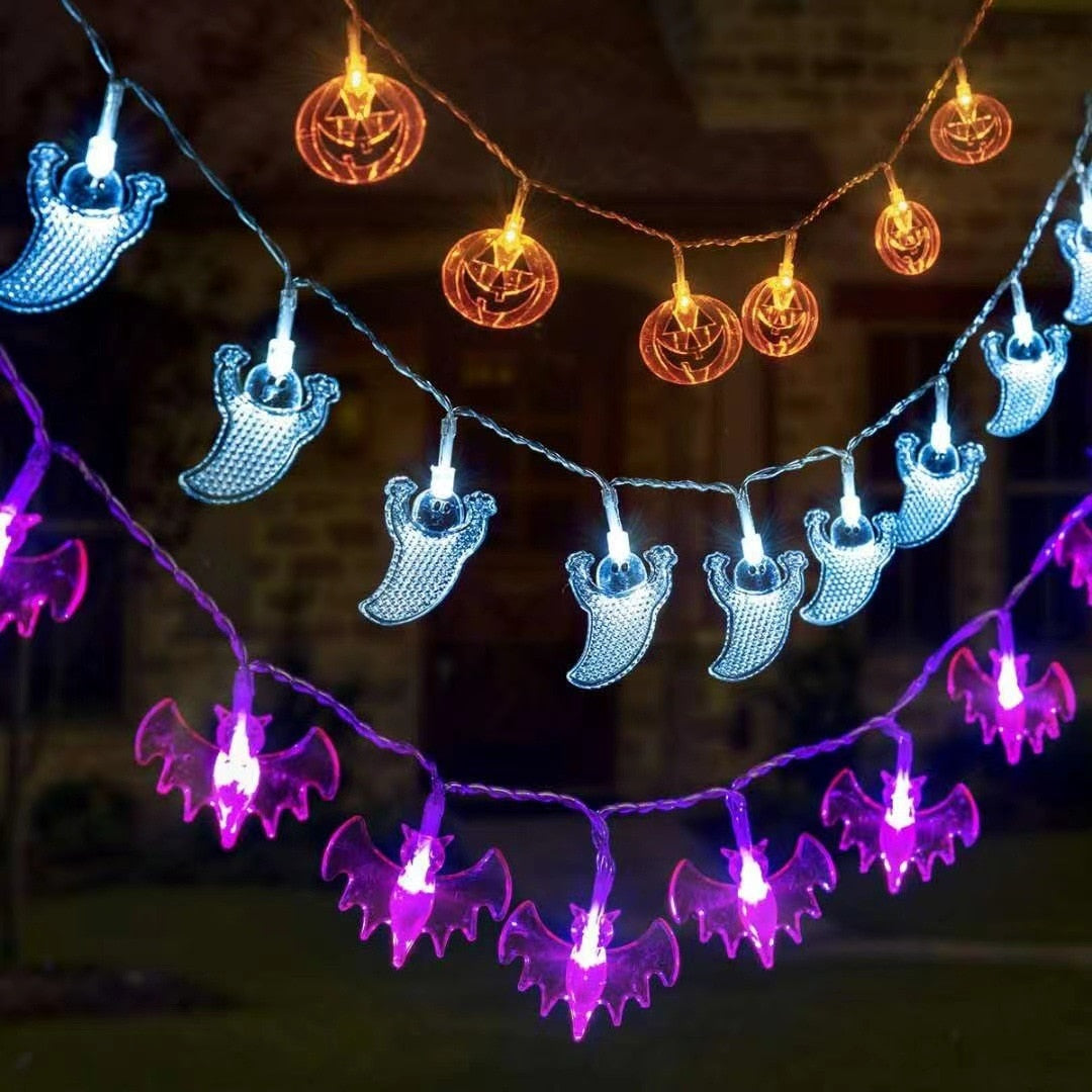 Halloween Led Light String Bat Pumpkin Ghost