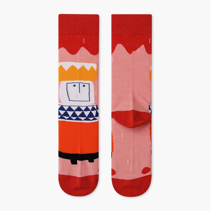 Colorful Cartoon Cotton Socks