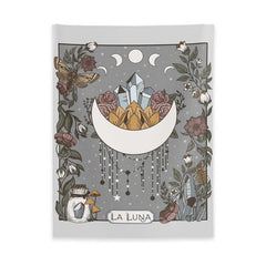 La Luna Nature Tarot Card Tapestry