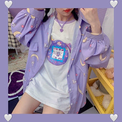 Moon Korean Style Kawaii T-Shirt