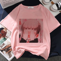 Dolls Pink Japan Anime Oversize T-Shirt