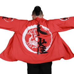 Dragon and Kanji Symbols 3/4 Sleeve Kimono