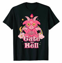 Goth Lucifer Funny Satanic Goat Cute T-Shirt