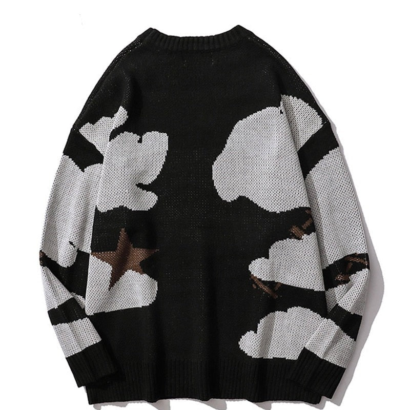 Cartoon knitted sweater