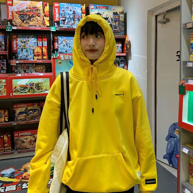 Solid Color Oversized Hoodie