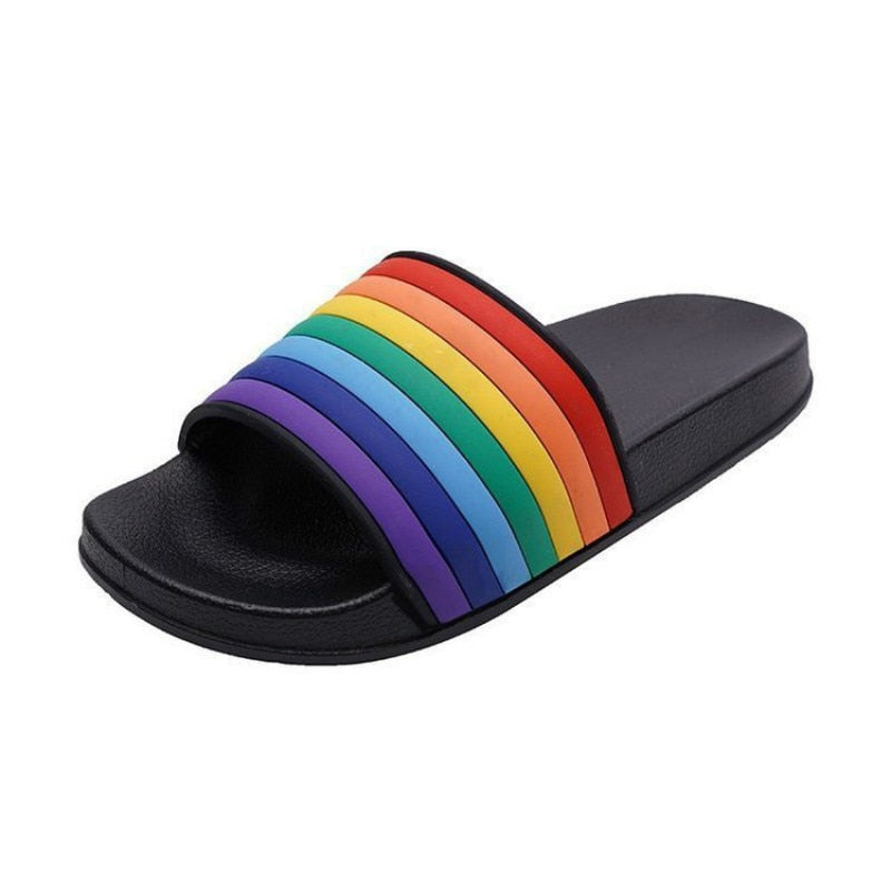 Rainbow Flat Sleepers Sandals