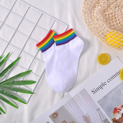 Colorful Stripes Cotton Socks