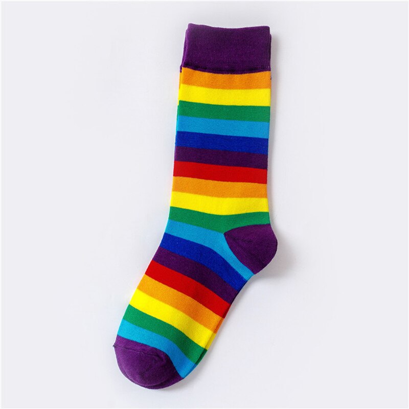 Colorful Stripes Cotton Socks