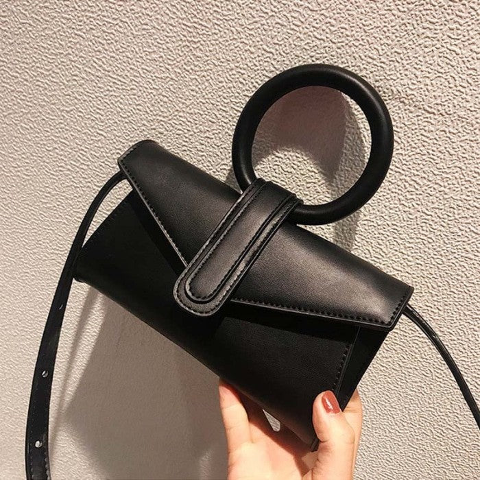 Small Round Handle Waist Bag