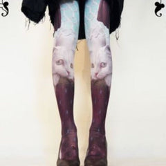 Animals High Waist Pantyhose