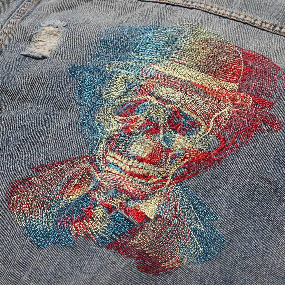 Let's Rock Skull Denim Jacket