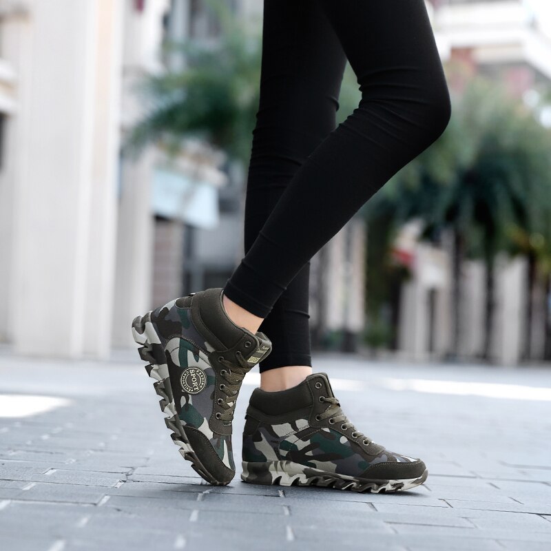 Camouflage Platform Sneakers Shoes