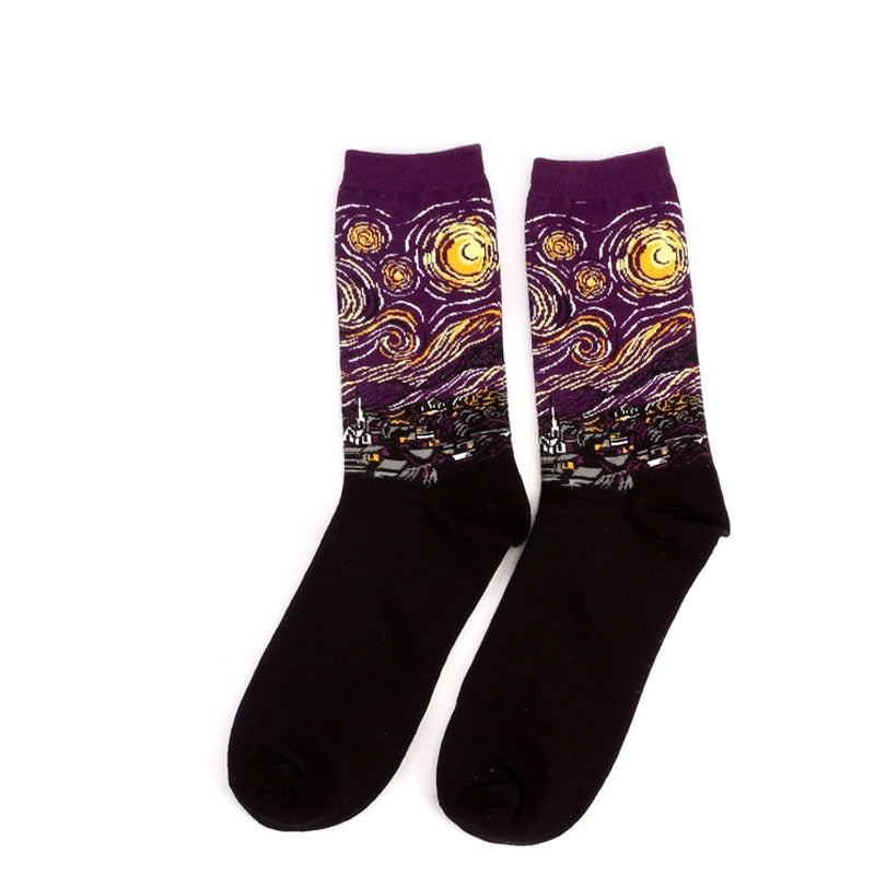 Art Vintage Colorful Socks