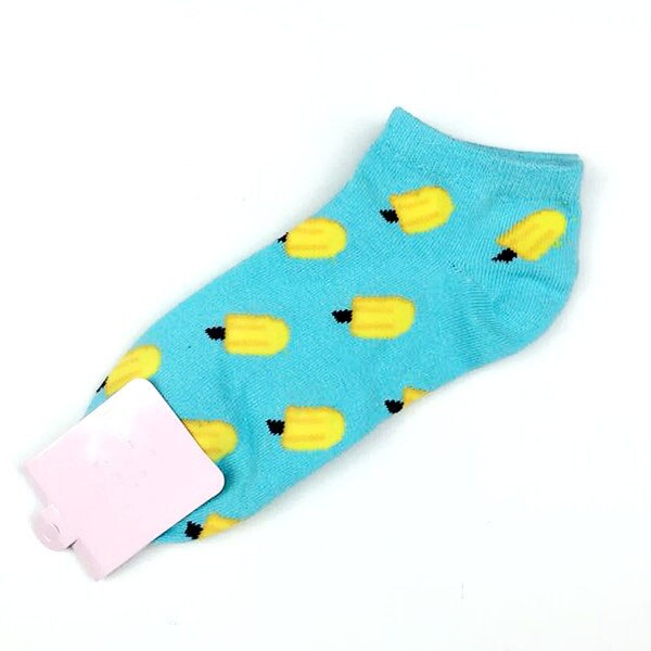 Candy Color Fruits Cotton Sock