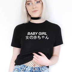 BABY GIRL Dark Aesthetic T-shirt