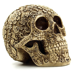 Modern Resin Statue Retro Skull Home Decoration