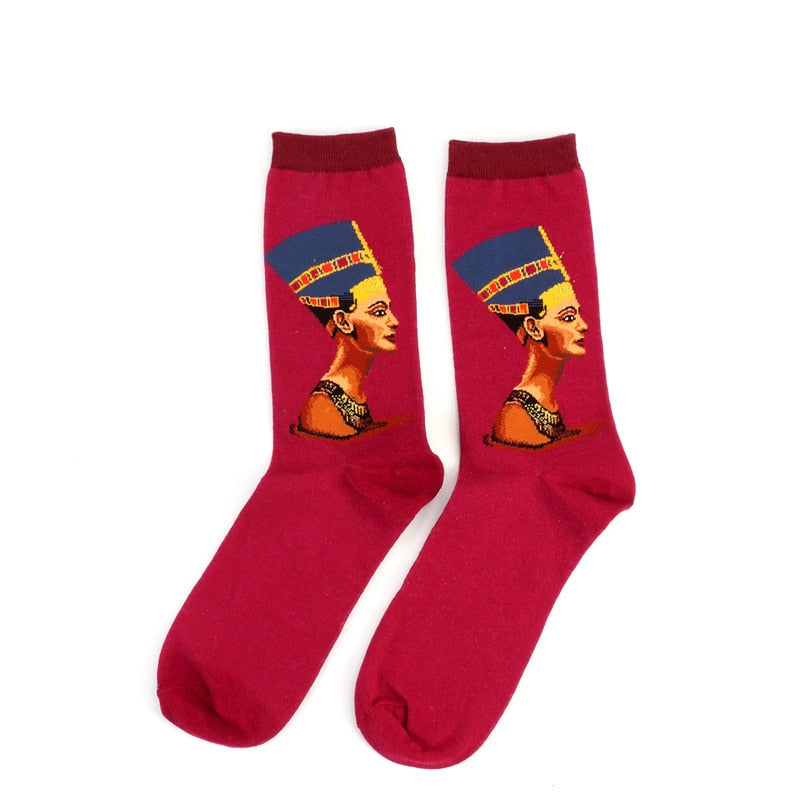 Art Vintage Colorful Socks