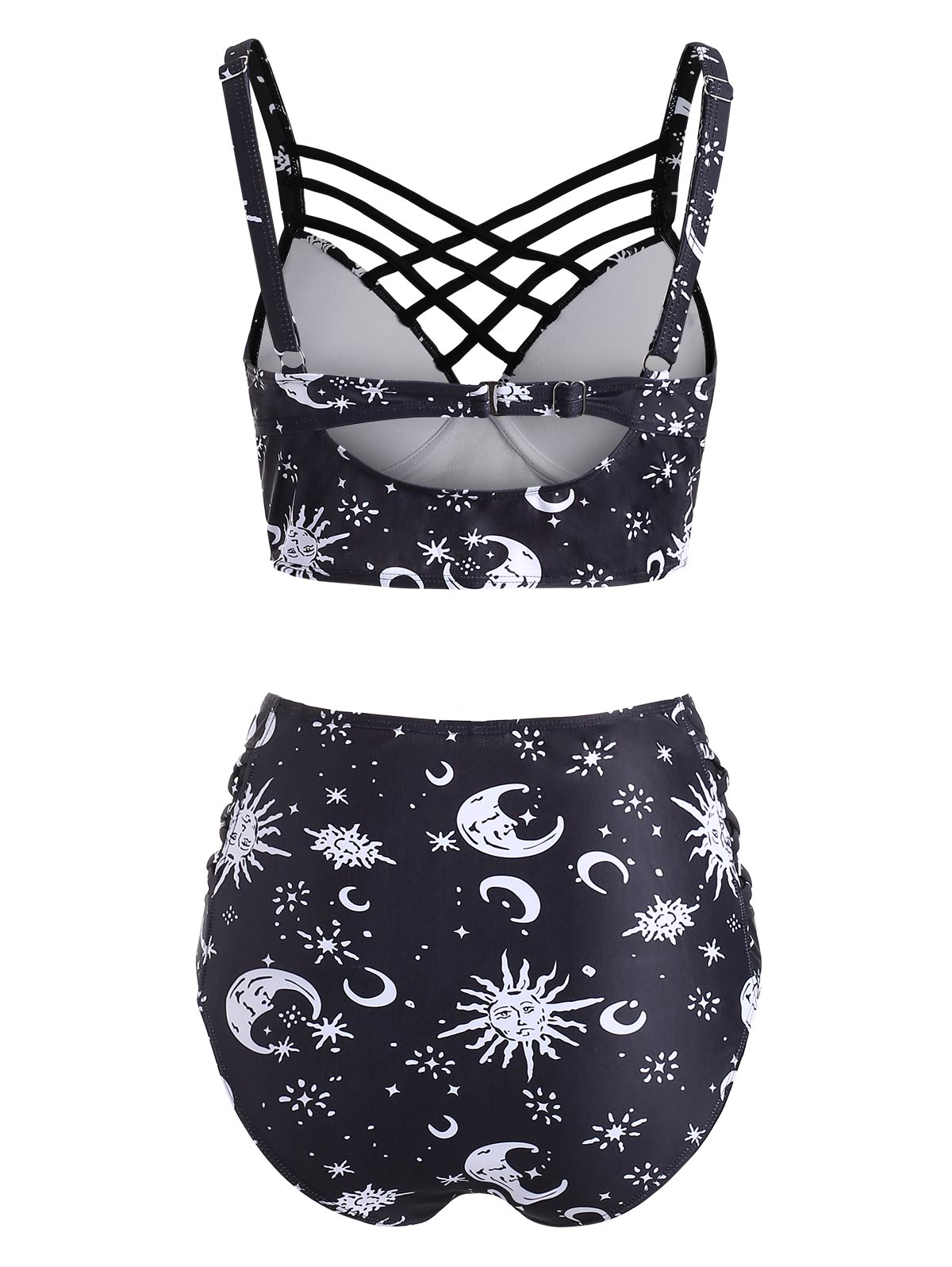 Lace-up Celestial Bodies Tankini