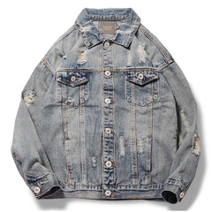 Let's Rock Skull Denim Jacket