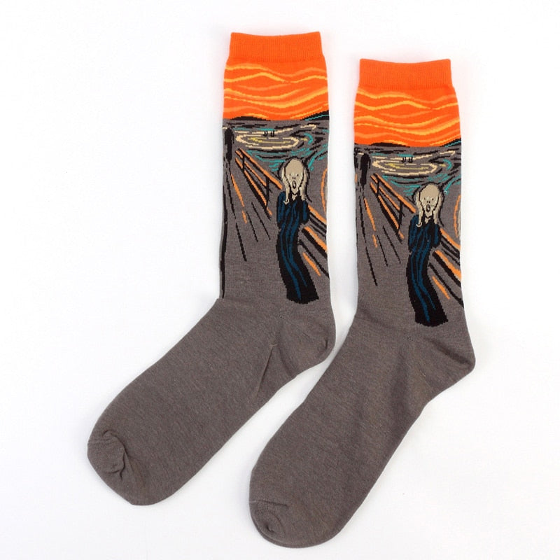 Art Vintage Colorful Socks