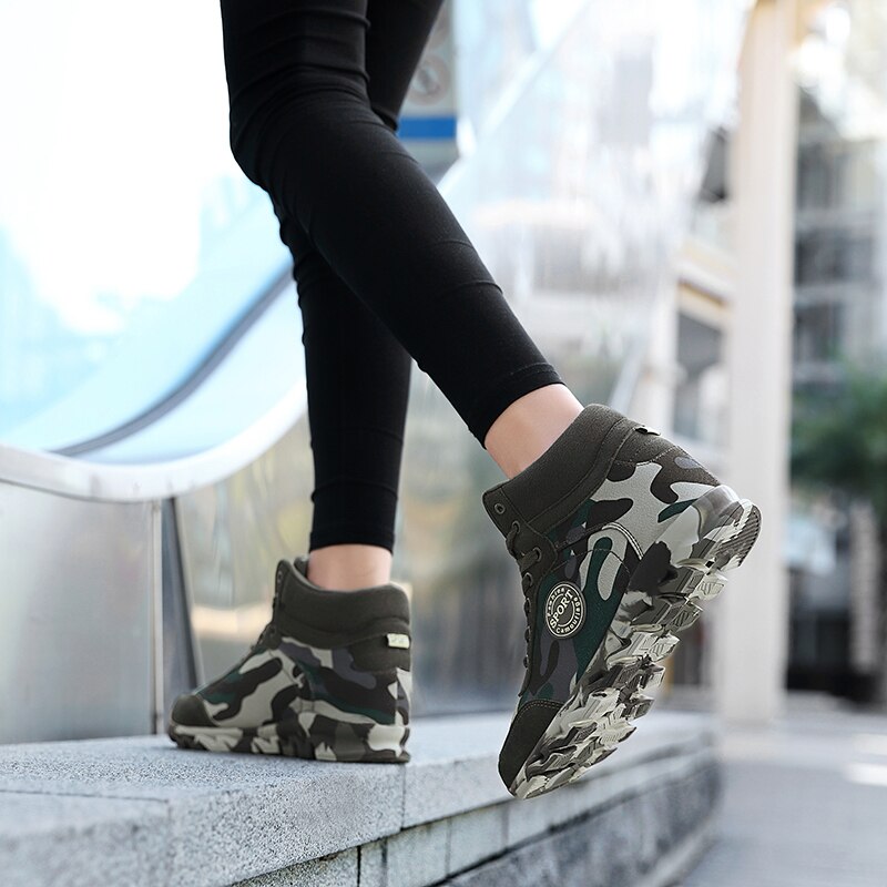 Camouflage Platform Sneakers Shoes