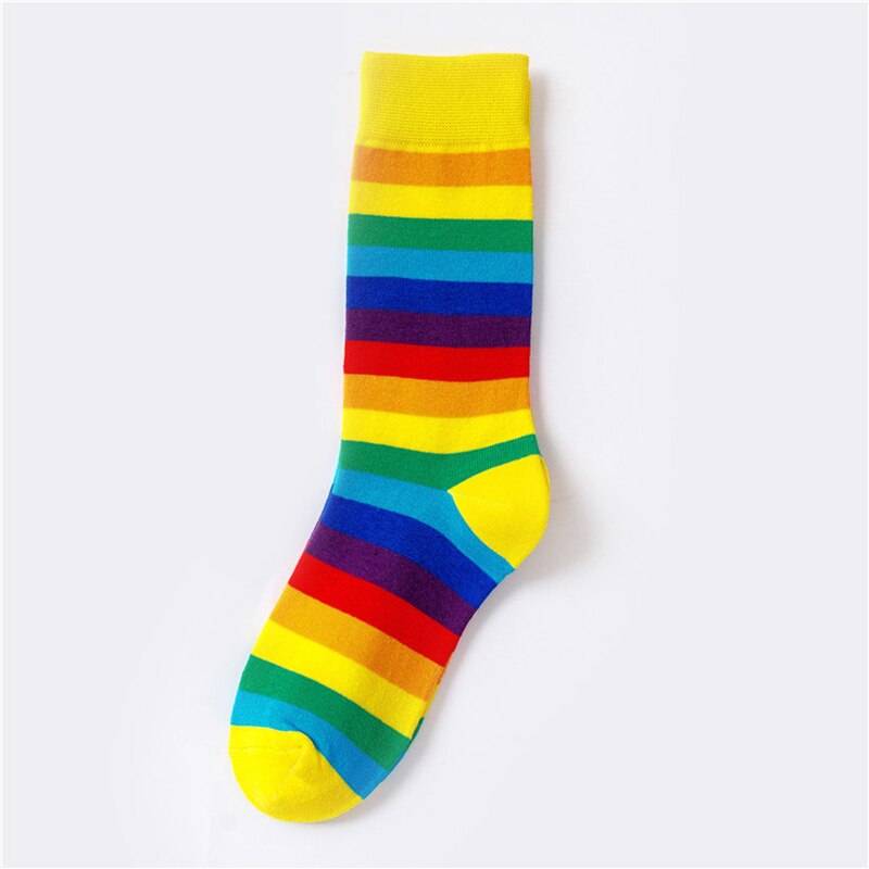 Colorful Stripes Cotton Socks