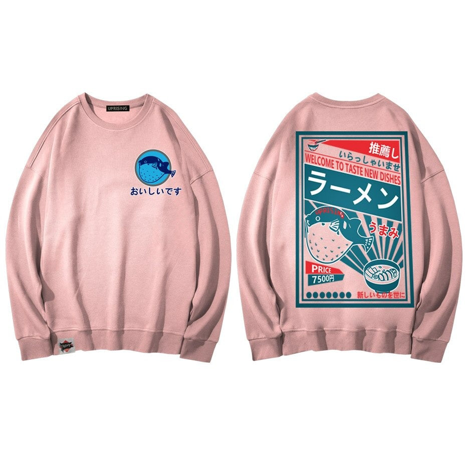 Noodle Dish Japanese Harajuku Sweatshirts