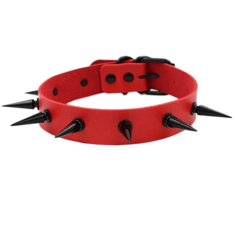 Punk Spike Goth Studded Collar