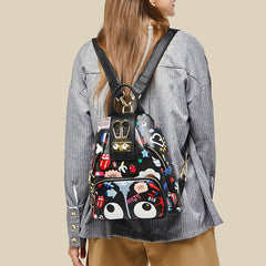 Multiple Graffiti Cute Backpacks